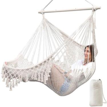 Imagem de Silla Hamaca Chihee Extra Grande con Cuerda de Algodón Suave