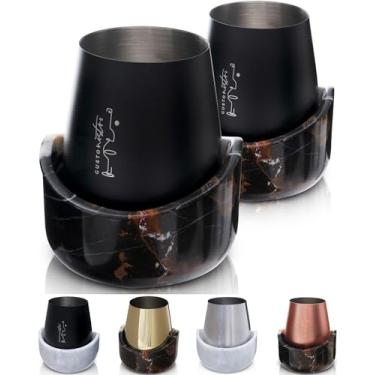 Imagem de Gusto Nostro Refrigerador de taças de vinho (conjunto de 2) - Cor: Preto_B&G