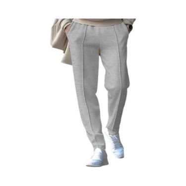 Imagem de Calças Casuais Masculinas Oversize De Perna Reta Larga Para Primavera 