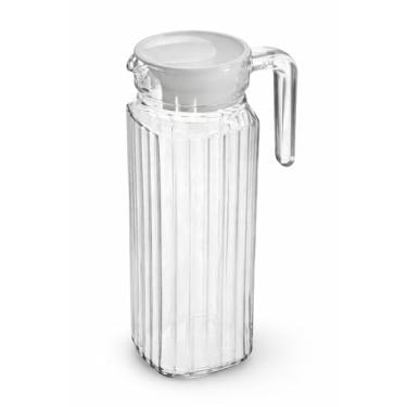 Imagem de Garrafa de Vidro 1,2L com Tampa – Vidro Resistente e Design Sofisticado para Água, Suco e Bebidas – Cabe na Porta da Geladeira – Storeasy