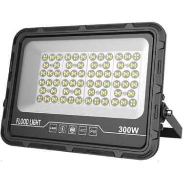 Imagem de Luzes De Inundação Ao Ar Livre, Refletor Led 200w 300w Holofote à Prova D'água Lâmpada De Construção Poderosa 600w Projetor Quadrado De Estádio De Fazenda De Rua, P, 6000 K, 300W