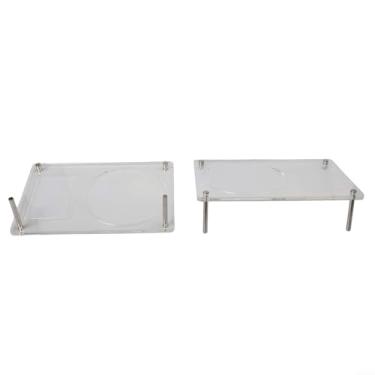 Imagem de Suporte de exibição de álbum de CD de acrílico transparente para cartões fotográficos Kpop Memories, elegante organizador de armazenamento de mesa para quarto, sala de estar, 218 x 144 x 20 mm, pacote