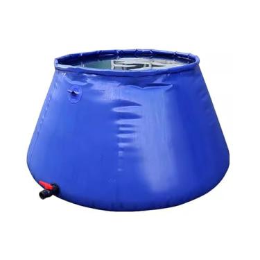 Imagem de Tanque de água de emergência saco de água 2000L recipiente de água dobrável, coletor de barril de água de chuva flexível, sistema de coleta de água para jardinagem, agricultura, uso ao ar livre