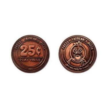 Imagem de Chaveiro De Moeda De Metal Dupla Face Com Figuras De Anime De Animais 