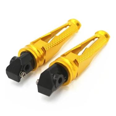 Imagem de Anti-derrapante Apoios para os pés para CBR600RR F5 CBR1000RR CBR600 CBR 600 RR 1000 F4 F4I Pedaleiras traseiras(Ouro)