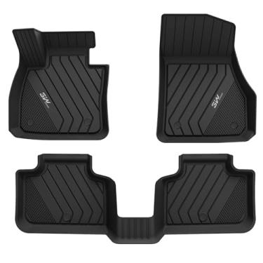 Imagem de 3W Tapetes BMW X2 adequados para 2018-2023 e forro de chão BMW X1 adequado para 2016-2022 Ajuste personalizado para todos os climas TPE forro de piso para X2 28i M35i 1ª e 2ª fileiras conjunto