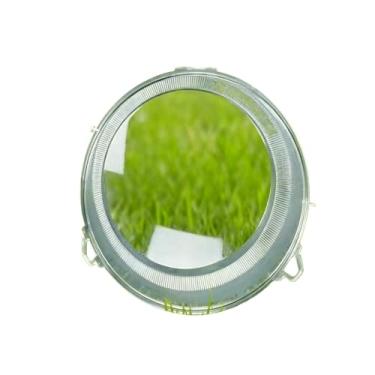 Imagem de Compatível com jeep compass 2007 2008 2009 2010 farol dianteiro do carro faróis abajur transparente lâmpada capa lente(Left)