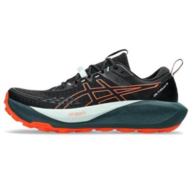 Imagem de ASICS Tênis de corrida masculino Gel-Trabuco 13, Preto/Laranja Nova, 38