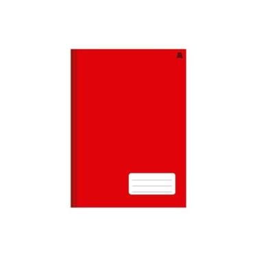 Imagem de Caderno Pequeno Costurado Capa Dura Vermelho para Anotações, Escrita Diária, Estudos, Organização Pessoal e Uso Escolar
