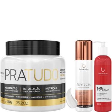 Imagem de Borabella Máscara Pratudo 1kg + Perfecta 250ml + SOS 240ml
