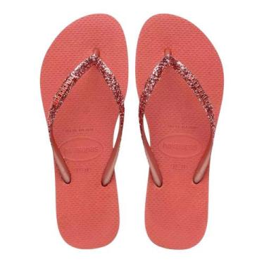 Imagem de Chinelo Feminino Havaianas REF: SLIM GLITTER II, Canyon clay, 37