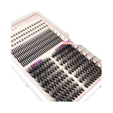 Imagem de Cílios Postiços Em Grupos Com Ponta Espiral 30D-200D - HBZGTLAD, 15 li