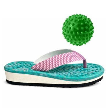 Imagem de Kit Chinelo Ortopedica P/Esporão + Bolinha Massageadora - Deidara, 33/