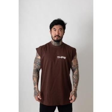 Imagem de Regata Oversized Origem Marrom-Unissex