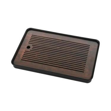 Imagem de Mesa De Chá De Bambu Portátil E Desmontável Com Bandeja Kung Fu De Uso