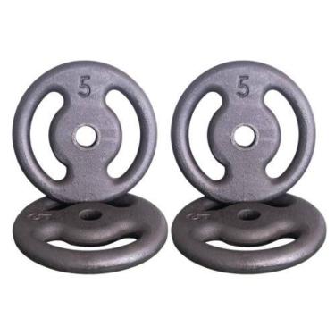 Imagem de Kit 4X Anilhas De Ferro 05Kg