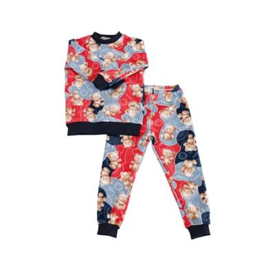 Imagem de Conjunto Soft Menino,menina manga longa, pijama roupa infantil em soft Petenatti, ideal para o inverno, confortável e aconchegante, TAM. 00 a 8.