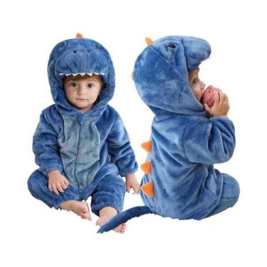 Imagem de Macacão De Bebê Unissex Com Capuz Em Flanela, Pijamas De Inverno Com E