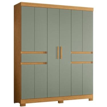 Imagem de Guarda Roupa Solteiro Olímpia 10 Portas 2 Gavetas - Móveis Albatroz, C