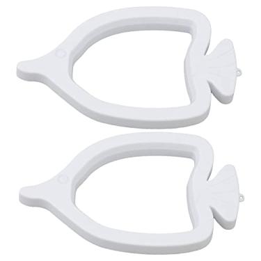 Imagem de ZJchao Anéis de Alimentação de Peixes, Anéis de Alimentação de Aquário Círculo Flutuante de Alimentos para Aquários de Betta Removíveis de de Alimentos para Peixes Com Ventosa para Guppy, Betta,