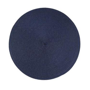 Imagem de Jogo Americano Redondo 6 Unidades - Azul Marinho - Copa&cia, 6, Azul