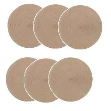 Imagem de Jogo Americano Redondo  6 (seis) unidades Allure Elegante - Copa & Cia