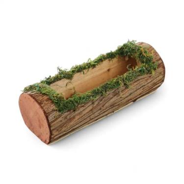 Imagem de Cesta De Pascoa Rustic Tronco Musgo G 11cm x 37cm 1095259