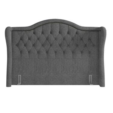 Imagem de Cabeceira Cama Box Casal Queen 160cm Antibes Z37 Linho Cinza - Mpozenato