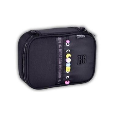 Imagem de Estojo Oficial Rebecca Bonbon Box 36 Elásticos Meninas Teen, Preto