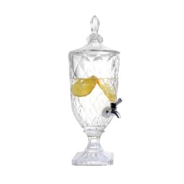 Imagem de Suqueira cristal dispenser 3 lts de vidro bebidas casamento - Yeet