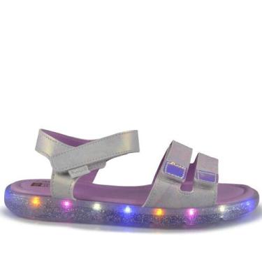 Imagem de Sandália Papete Infantil Pampili Feminina 697.061, 27, Branco