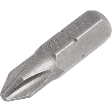 Imagem de Bits/ponteira Phillips Com Encaixe 1/4, Nº 2 X 25 Mm, Com 5 Peças, Vonder