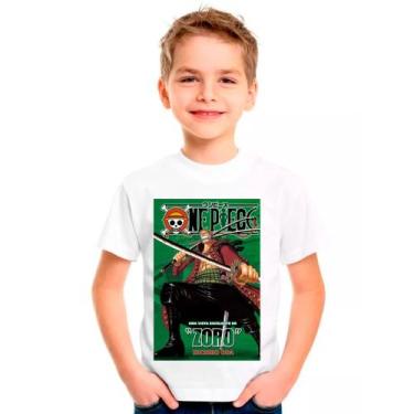 Imagem de Camiseta Desenho ONE PIECES Moda Infantil Roupa Criança 01 - DESIGN CA
