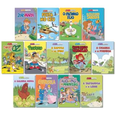 Imagem de Coleção Gibi é Diversão - 13 Livros - Contos Divertidos - Ilustrados -