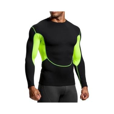 Imagem de Camiseta De Corrida Masculina De Secagem Rápida Com Manga Longa, Compr