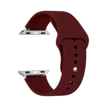 Imagem de Pulseira De Silicone Para Apple Watch Série 7 6 5 4 3 SE 8 Ultra 38mm 