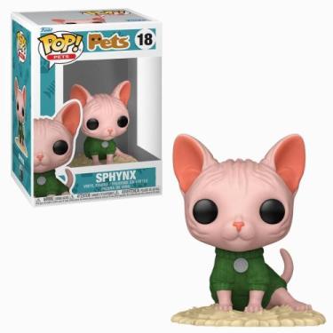 Imagem de Boneco Funko Pop! Pets - Gato Sphinx - Candide