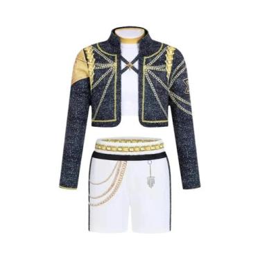 Imagem de Fantasia Cosplay Preta Para Meninas, Trajes De Palco Mira Rumi Zoey, U