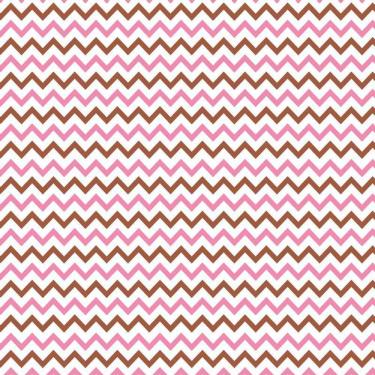 Imagem de Papel De Parede Chevron Vermelho Rosa E Branco Adesivo Sala