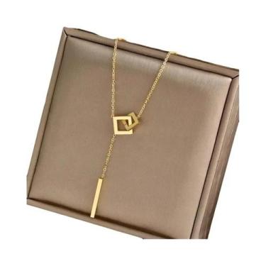 Imagem de Colar De Luxo Para Meninas Em Aço Titânio Com Pingente De Coração, Flo