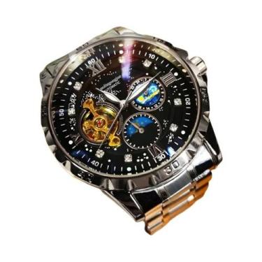 Imagem de Relógio Mecânico Automático De Luxo Masculino Com Mostrador Luminoso E