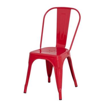 Imagem de Cadeira Design Tolix Iron Aço Carbono Industrial Sala De Jantar Área G