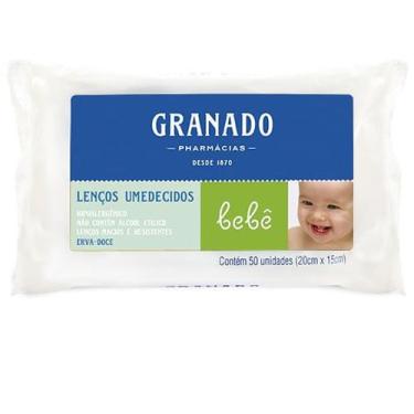 Imagem de Lenço Umedecido 50 Unid Erva Doce Granado, 50