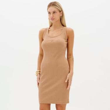 Imagem de Vestido Canelado Lança Perfume No Sleeve Feminino-Feminino