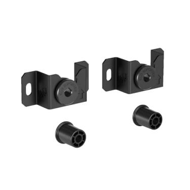 Imagem de Suporte Fixo Universal de Parede, Capacidade até 100 kg Padrão VESA 75x75 a 800x400mm, TVs 14" a 100", Preto, UNI100, ELG