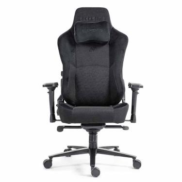 Imagem de Cadeira Gamer Lunari Fearless com Revestimento em Linho e Suede, Braço 4D e Reclinação Até 150 Graus Preto