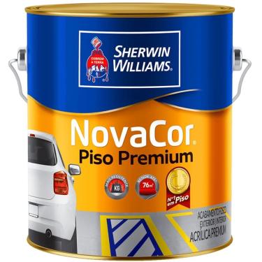 Imagem de Tinta Acrílica Novacor Piso Premium Liso Preto De 3,6 Litros - 38087101 - SHERWIN WILLIAMS