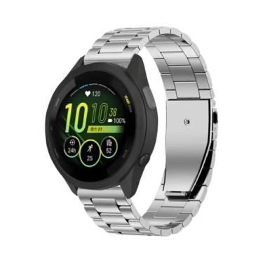 Imagem de Pulseira De Metal Em Aço Inoxidável Para Garmin Forerunner 20mm 22mm 1