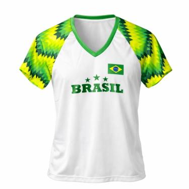 Imagem de Camisa Brasil Essence Branca - Feminino-Feminino