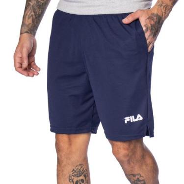 Imagem de Bermuda Masculina Fila Sports Logo Marinho, Marinho, 2GG